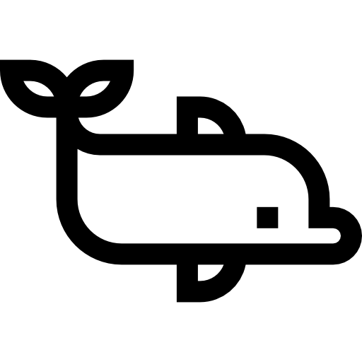 delfin Basic Straight Lineal ikona