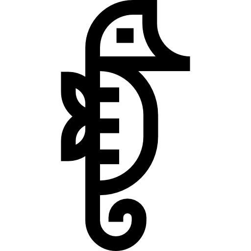 cavalluccio marino Basic Straight Lineal icona