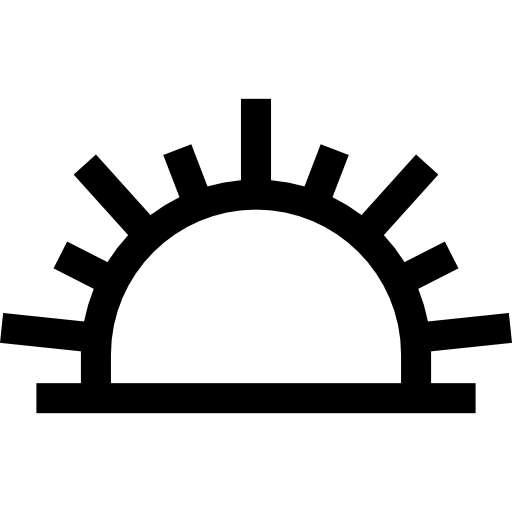 jeżowiec Basic Straight Lineal ikona