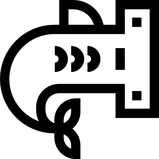 rekin Basic Straight Lineal ikona