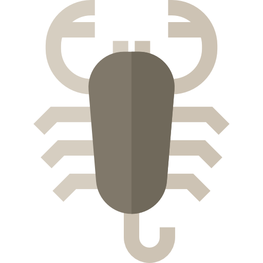 Scorpion Basic Straight Flat icon