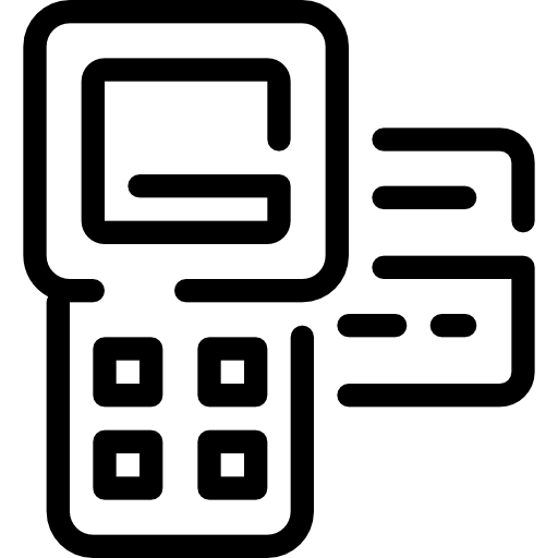 punto de servicio Justicon Lineal icono