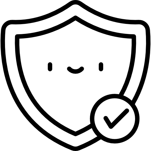 scudo Kawaii Lineal icona