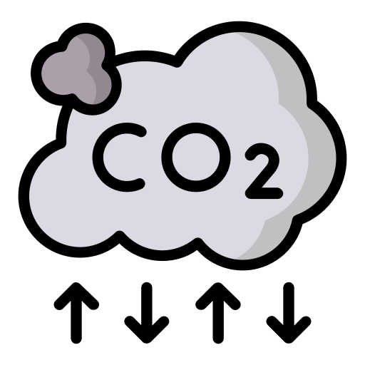 gaz carbonique Generic Outline Color Icône