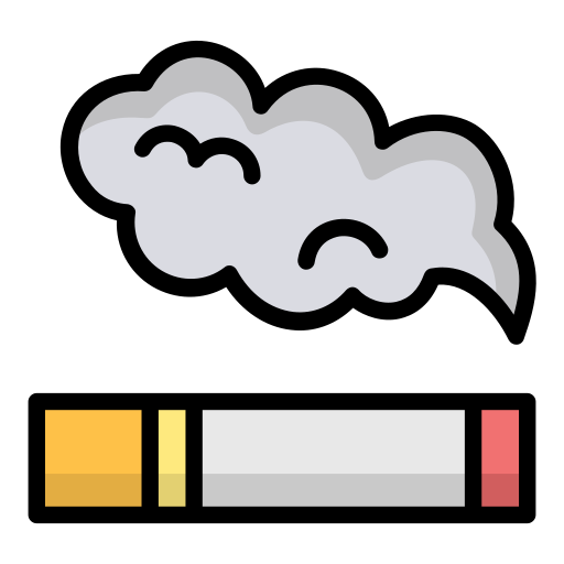 シガレット Generic Outline Color icon