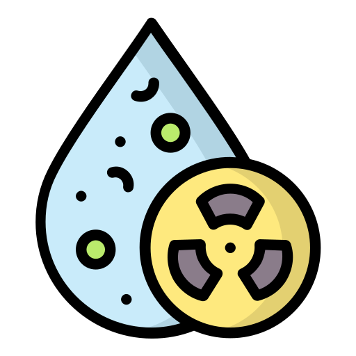 水質汚染 Generic Outline Color icon