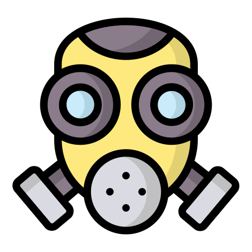 Gas mask Generic Outline Color icon