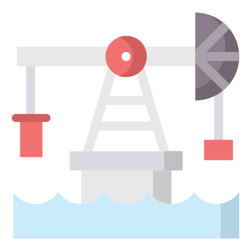 Oil rig Generic Flat icon