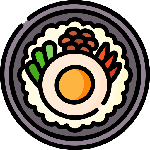 Bibimbap Special Lineal color icono