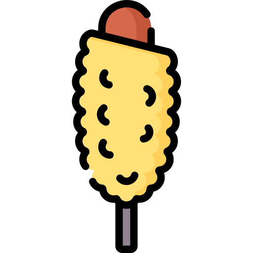 corndog Special Lineal color icon