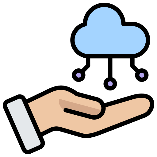 cloud service Generic Outline Color icono