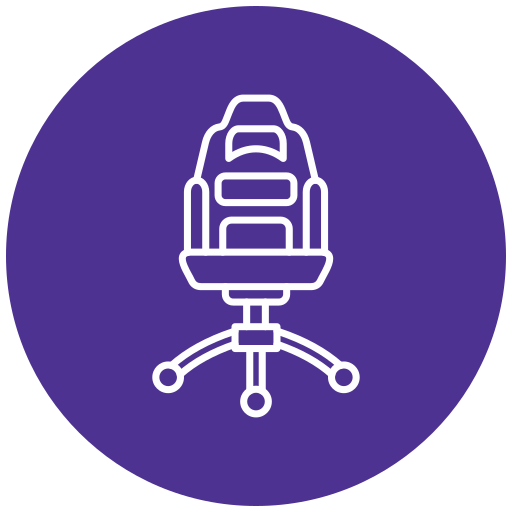 Gaming chair Generic Flat icon