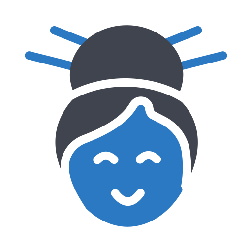 Geisha  Generic Blue icon