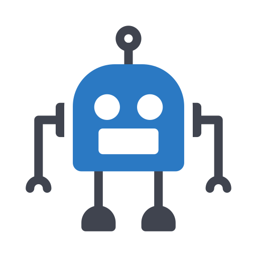 robô Generic Blue Ícone