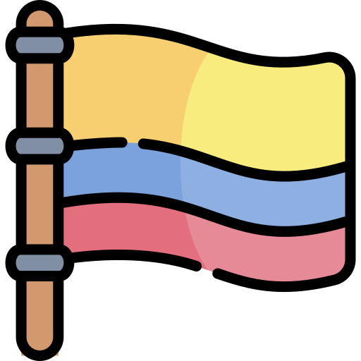 Flags Kawaii Lineal color icon