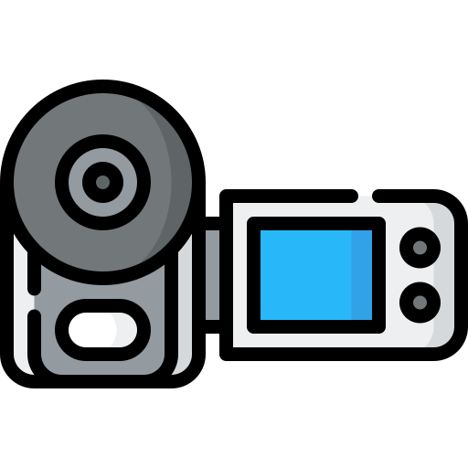 Video Camera Special Lineal color icon