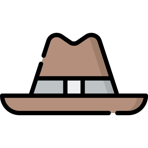 sombrero de detective Special Lineal color icono