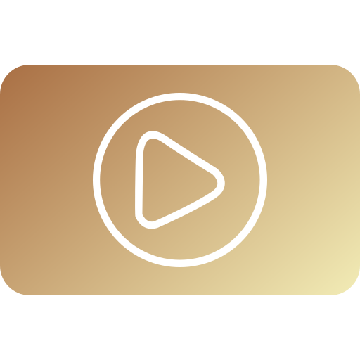 Video player Generic Flat Gradient icon