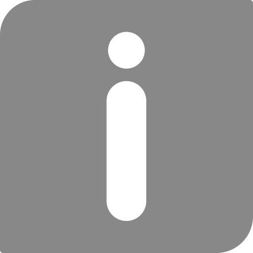 情報 Generic Grey icon