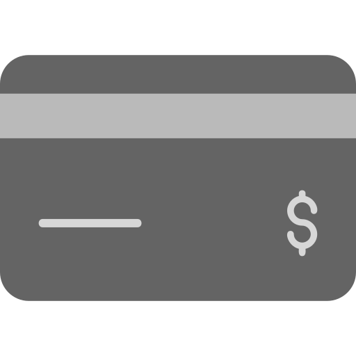 kredietkaart Generic Grey icoon