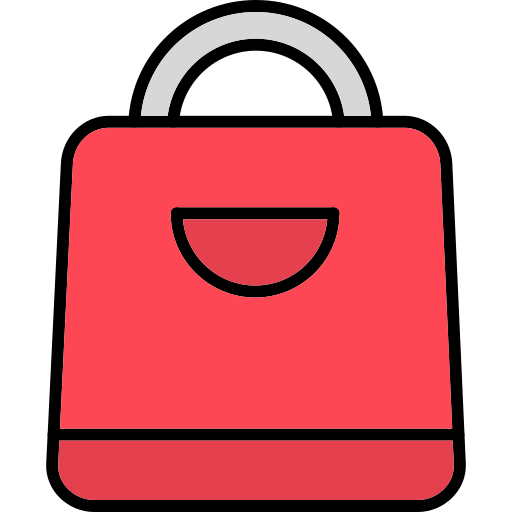 torba na zakupy Generic Outline Color ikona
