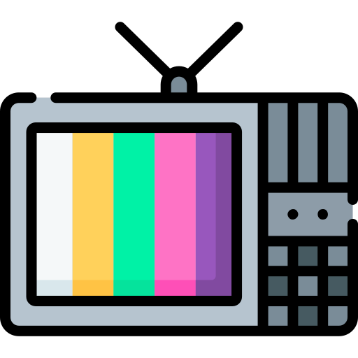 télévision Special Lineal color Icône