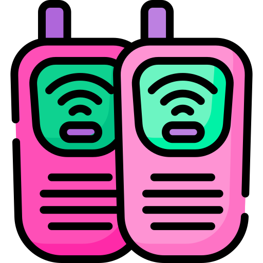talkie walkie Special Lineal color Icône