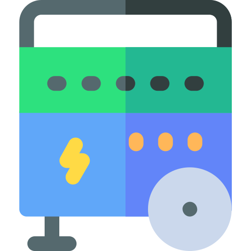 Generator Basic Rounded Flat icon