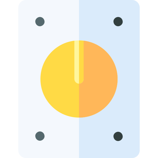 regulador de intensidad Basic Rounded Flat icono