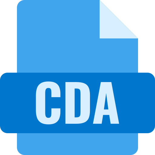 cda-bestand Generic Flat icoon