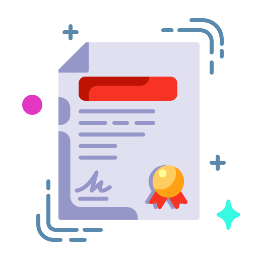 Certificate Generic Flat icon