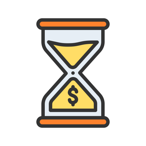 Время - деньги Generic Outline Color иконка