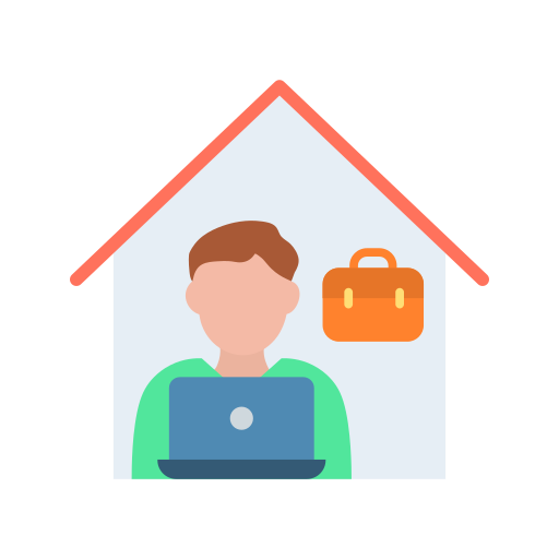 work from home Generic Flat icono