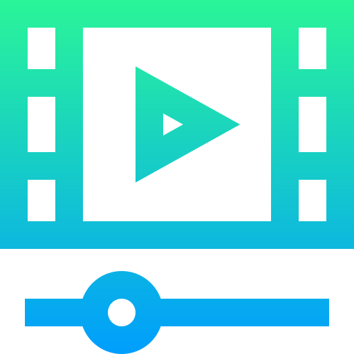 lettore video Super Basic Straight Gradient icona