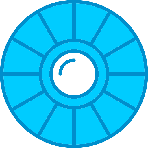 cercle de couleur Generic Blue Icône