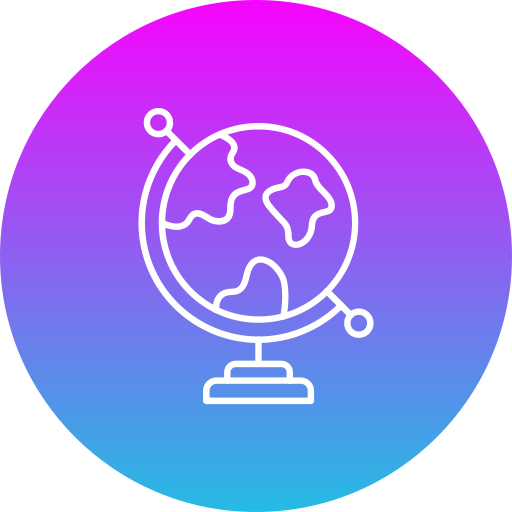 World Globe Generic Flat Gradient icon