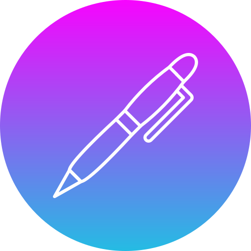 Шариковая ручка Generic Flat Gradient иконка