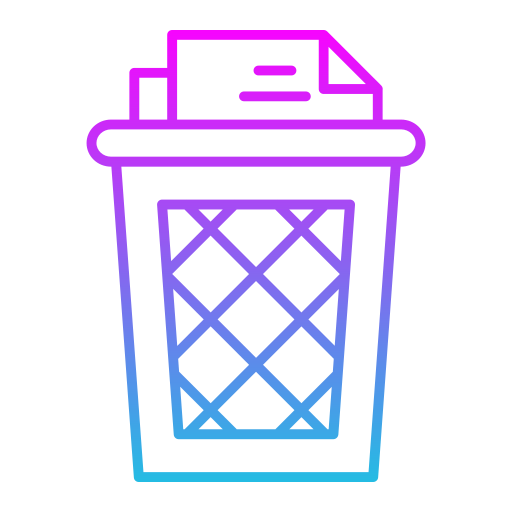 ごみ箱 Generic Gradient icon