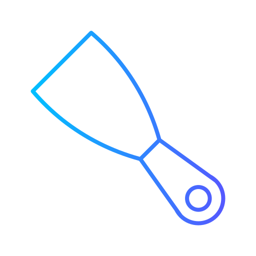 Putty knife Generic Gradient icon