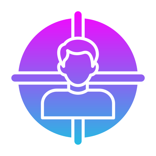 bersaglio Generic Flat Gradient icona