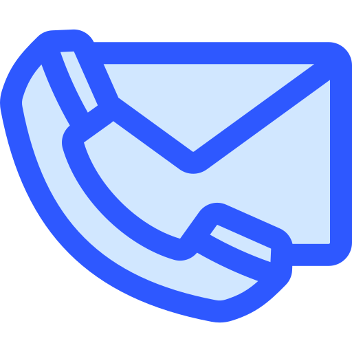 kontakt mail Generic Blue icon