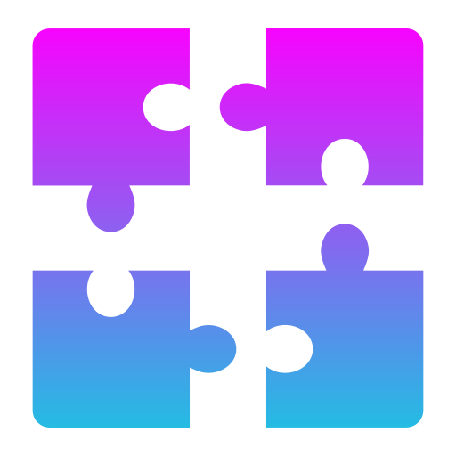 puzzle Generic Flat Gradient Icône