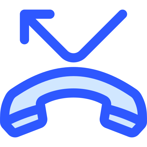 통화 전달 Generic Blue icon