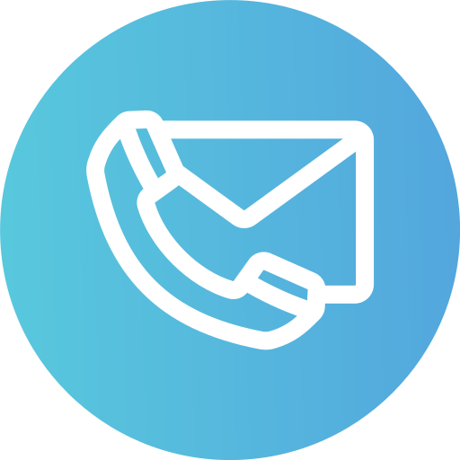 Contact mail Generic Flat Gradient icon
