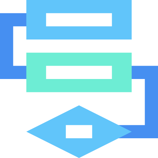 algoritmen Generic Blue icoon