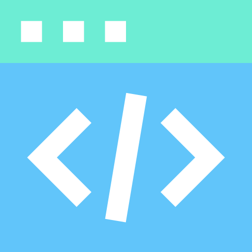 codificación web Generic Blue icono