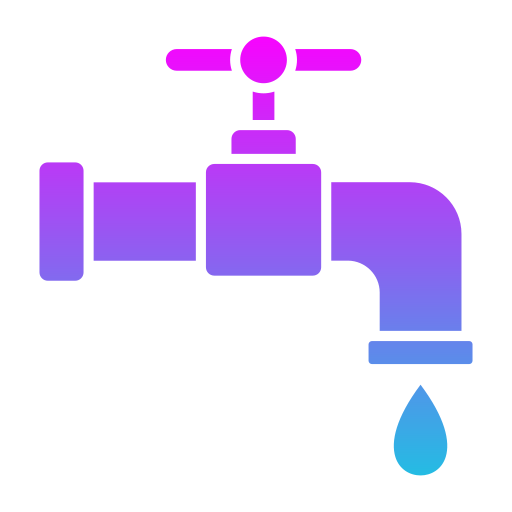 waterkraan Generic Flat Gradient icoon