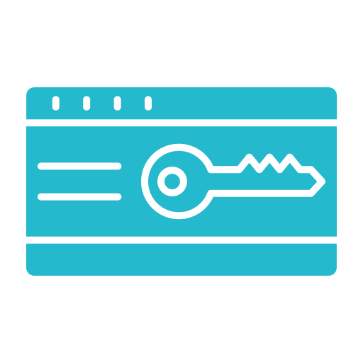 keycard Generic Flat Icône