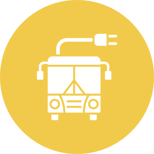 Electric bus Generic Mixed icon