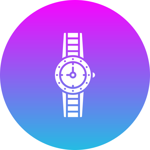 orologio da polso Generic Flat Gradient icona